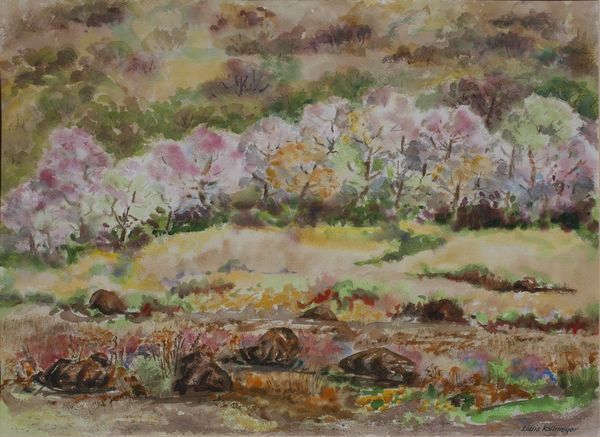 Painting by Louis Kollmeyer from the Mountains and Forests collection