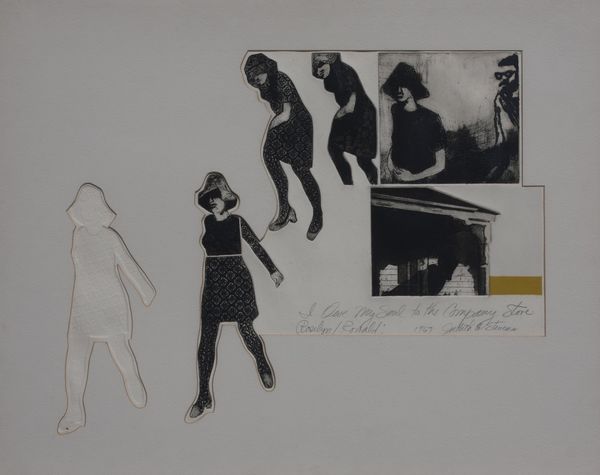 I Owe My Sole to the Company Store (Intaglio) (29 x 23.5) by Judith Stevens Safie (Roland titled “Roslyn)”