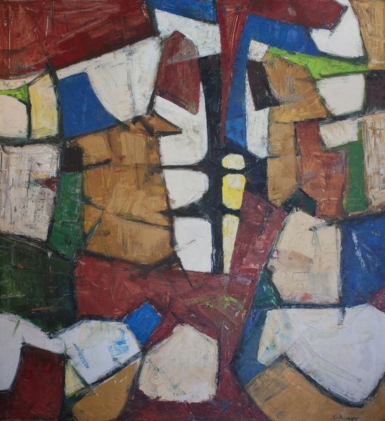 Oil by Louis Kollmeyer titled “Chelan Butte Theme”, 46 × 49.5 inches