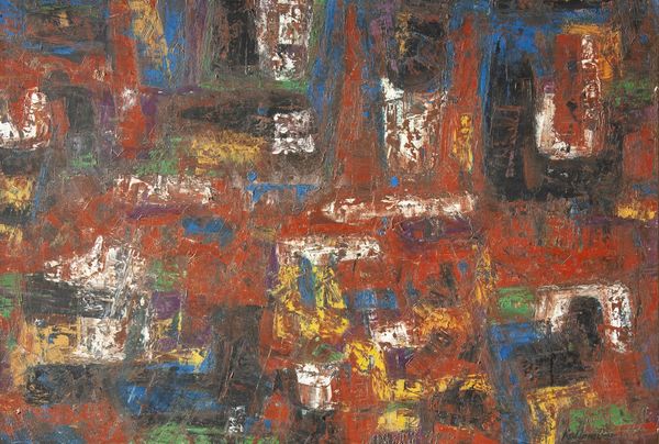 Oil by Louis Kollmeyer titled “Untitled Canyon Wall”, 24 × 36 inches